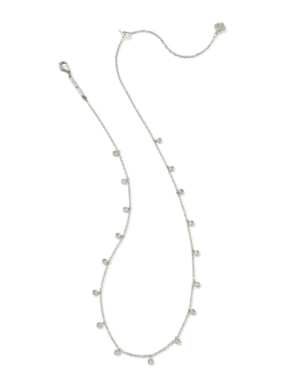 NWT Kendra Scott Amelia Silver Chain Necklace